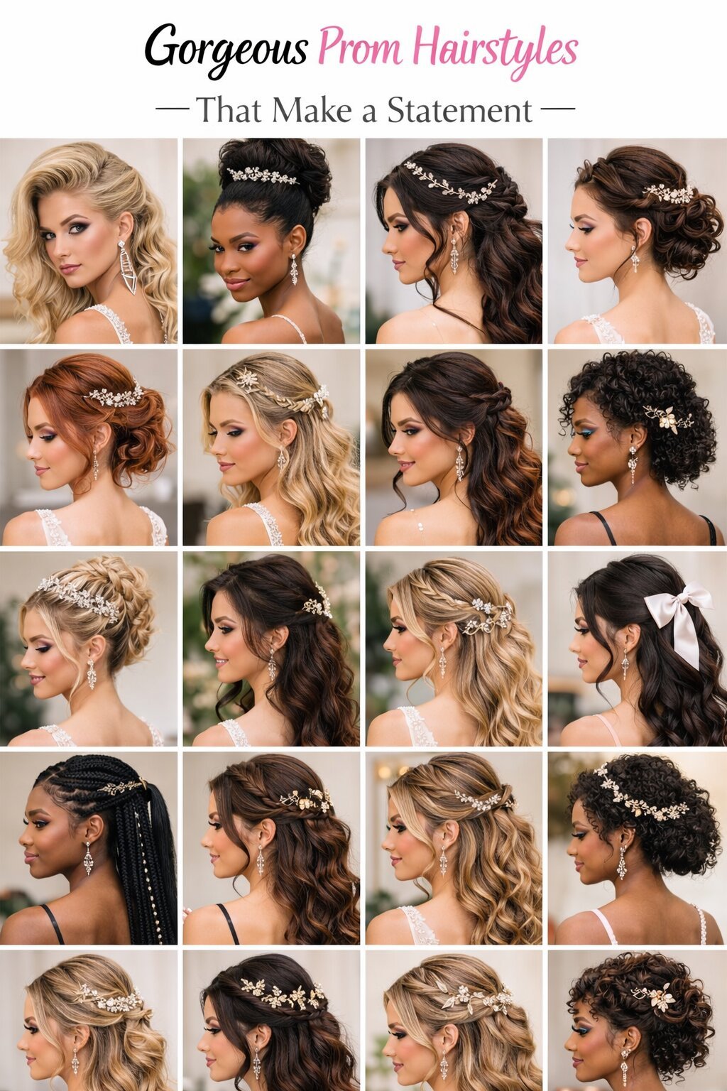 Gorgeous Prom Hairstyles That Make a Statement