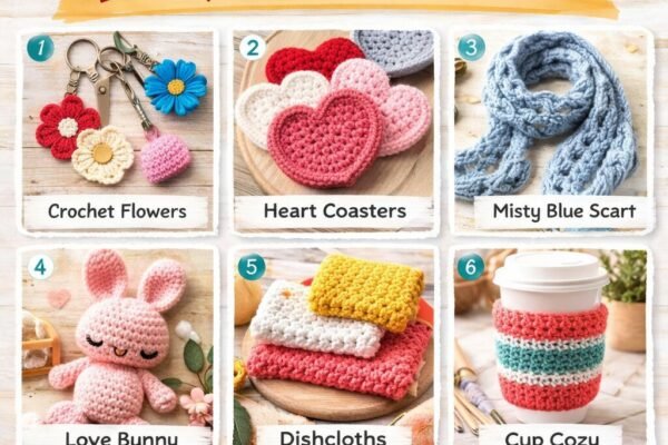 Step-by-Step Guide to Easy Things to Crochet: 25 Simple and Charming Inspirations
