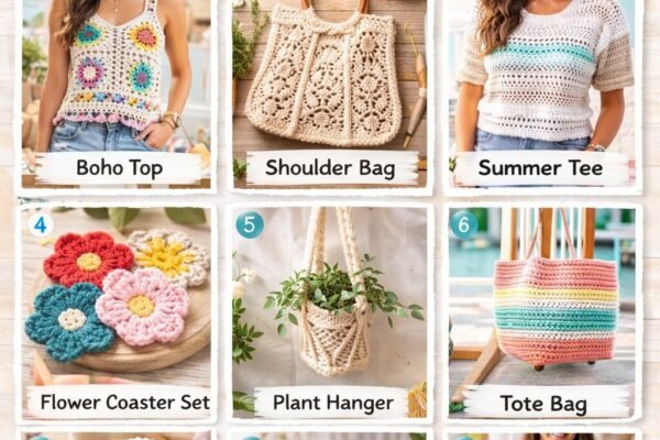 26 Light and Breezy Free Cotton Yarn Crochet Patterns