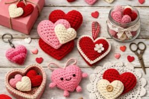 27 Charming Ideas on How to Crochet a Heart for Gifts & Decor