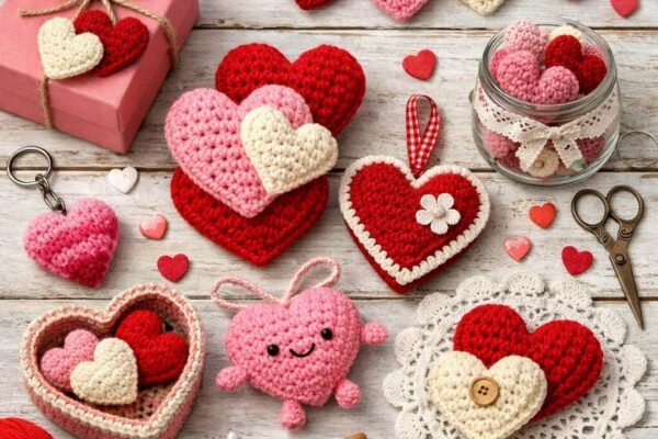 27 Charming Ideas on How to Crochet a Heart for Gifts & Decor