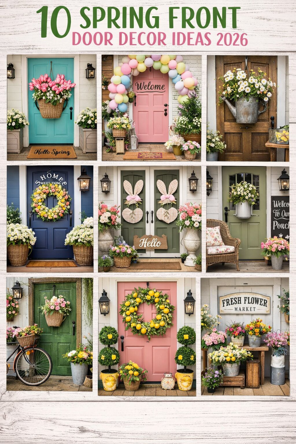 10 Spring Front Door Decor Ideas 2026