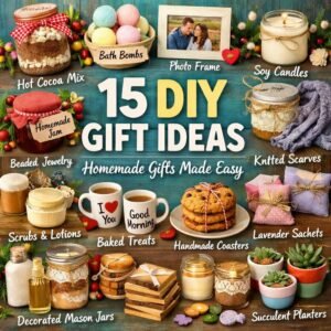 15 DIY Gift Ideas | Homemade Gifts Made Easy