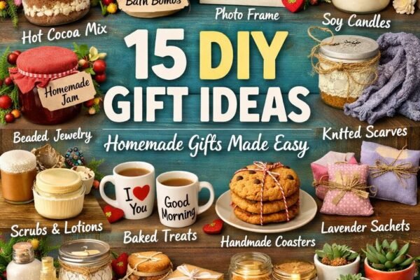15 DIY Gift Ideas | Homemade Gifts Made Easy
