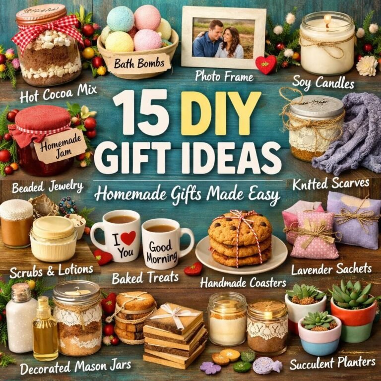 15 DIY Gift Ideas | Homemade Gifts Made Easy