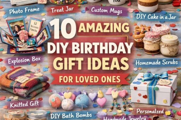 10 Amazing DIY Birthday Gift Ideas for Loved Ones