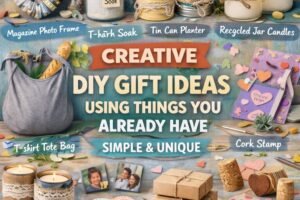 Creative DIY Gift Ideas Using Things You Already Have: Simple & Unique