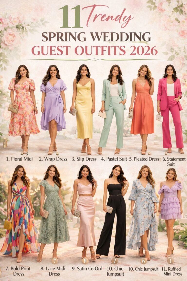 11 Trendy Spring Wedding Guest Outfits 2026