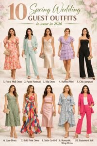 10 Spring Wedding Guest Outfits to wear in 2026