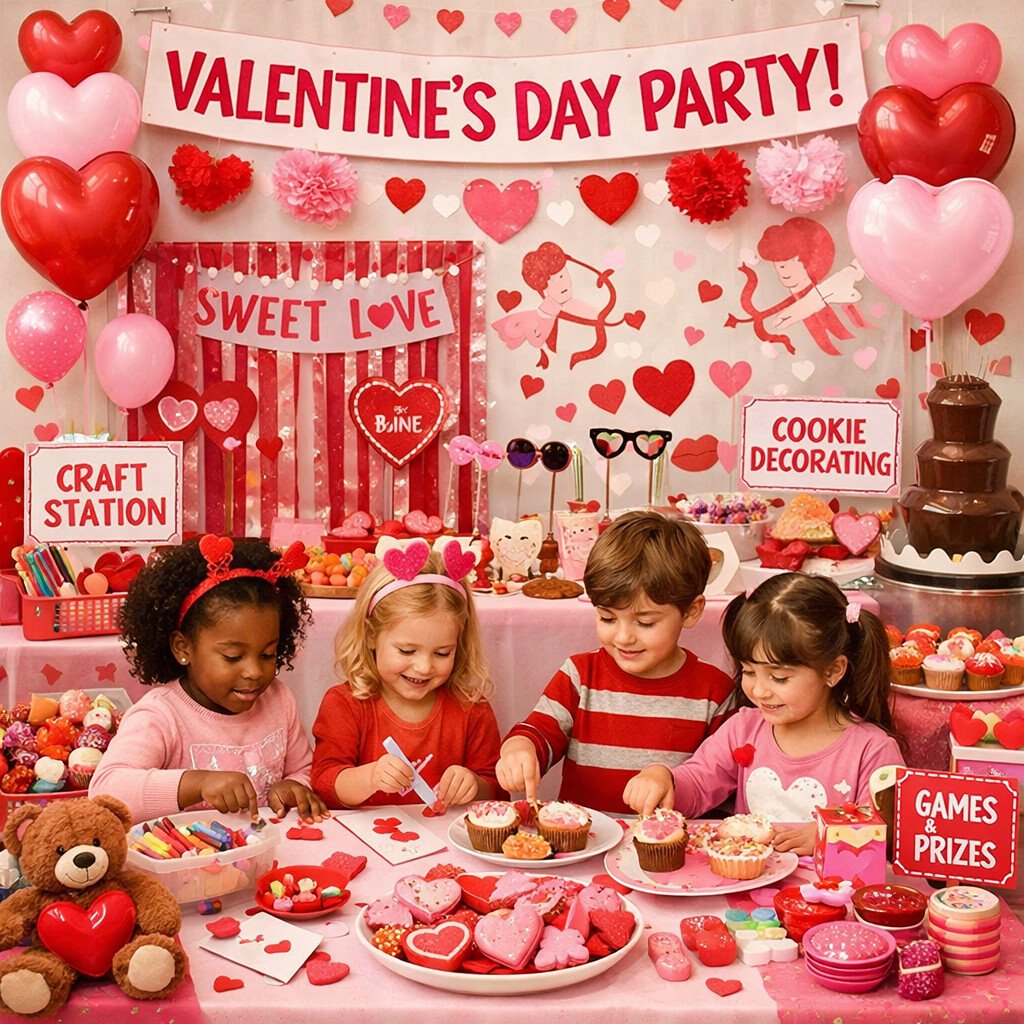22 Kids Valentine’s Day Party Ideas