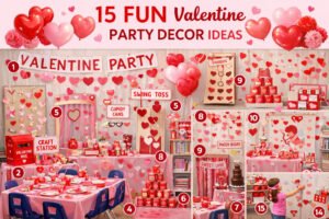 15 Fun Valentine Party Decor Ideas