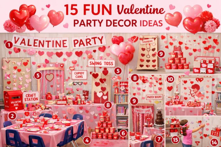 15 Fun Valentine Party Decor Ideas