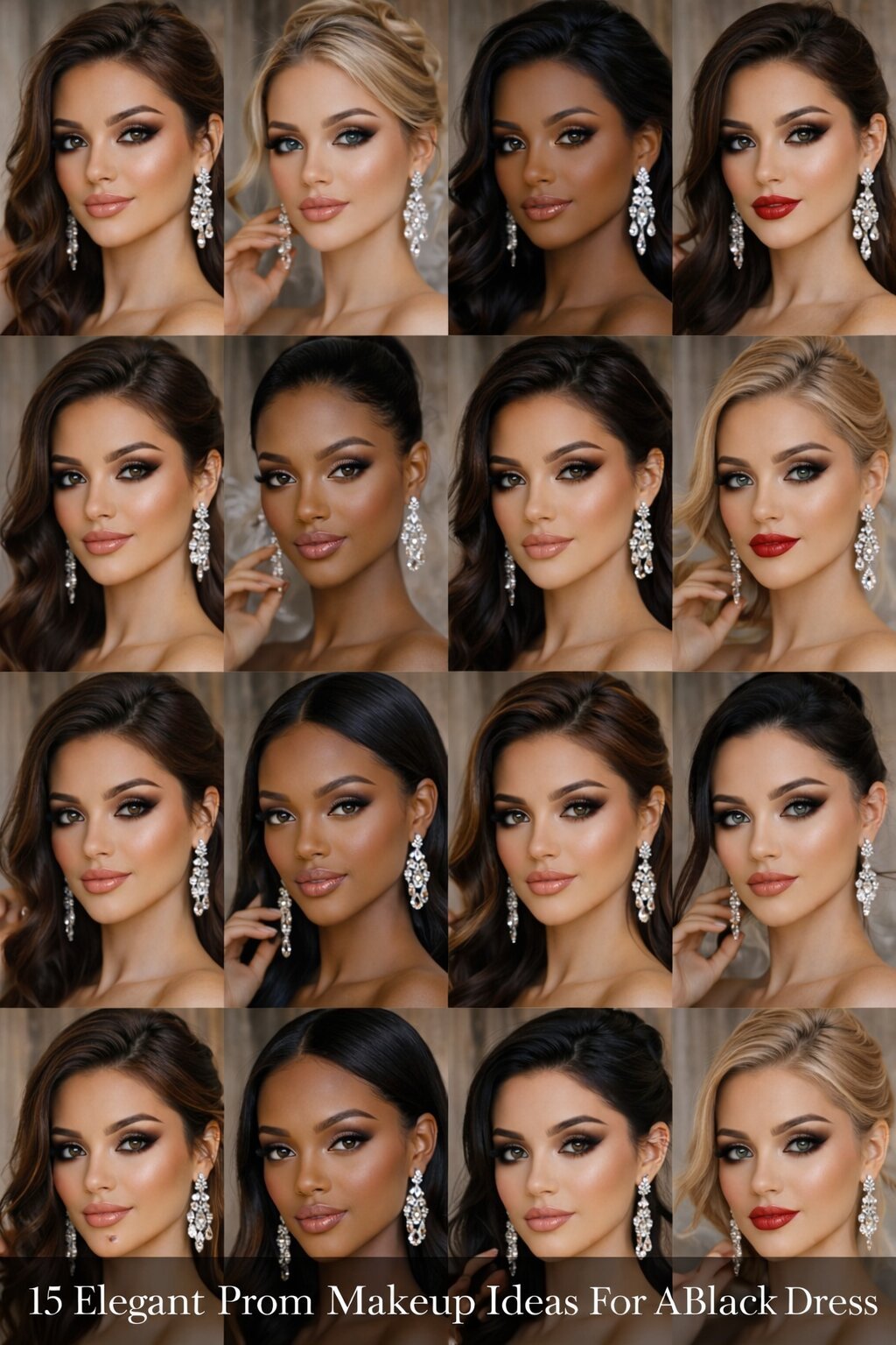 15 Elegant Prom Makeup Ideas For A Black Dress