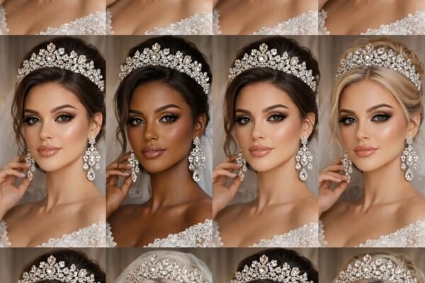 Glam Bride Makeup Looks Elevating Wedding Elegance