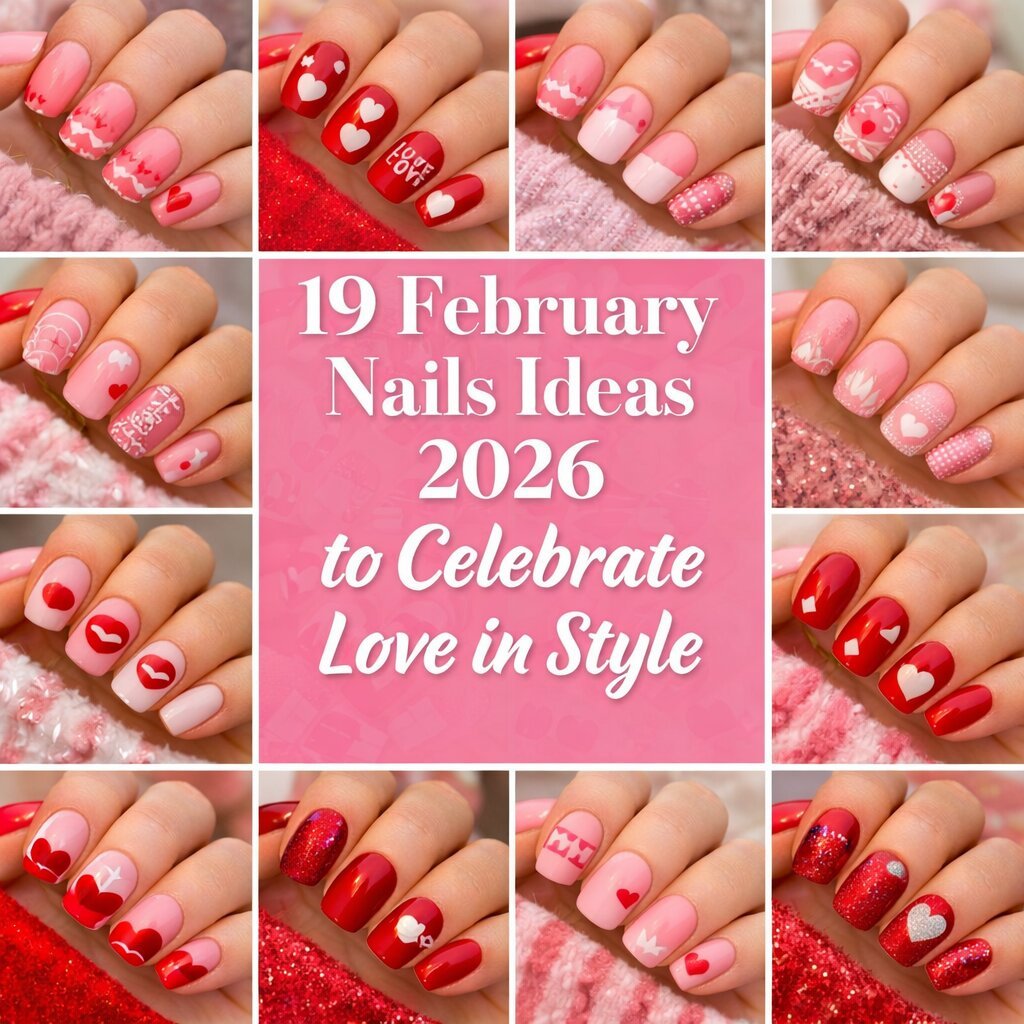 19 February Nails Ideas 2026 to Celebrate Love in Style