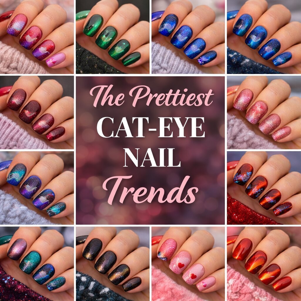 The Prettiest Cat-Eye Nail Trends
