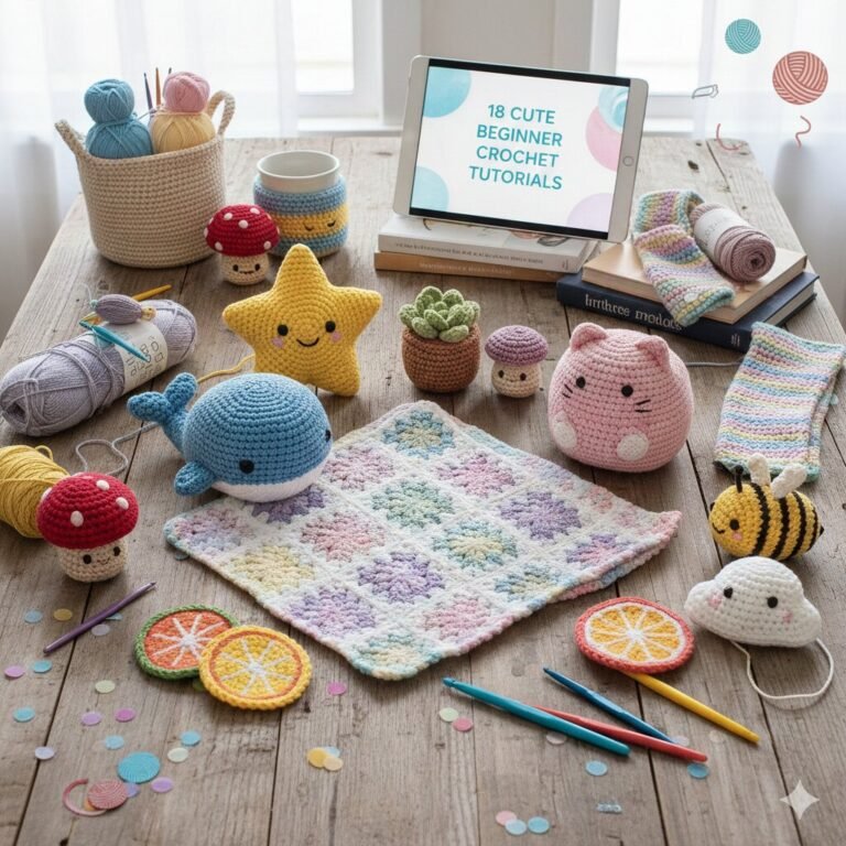 18 Cute Beginner Crochet Tutorials You’ll Wish You Tried Sooner