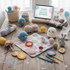10 Cute Crochet Ideas for Beginners: Easy Projects You’ll Actually Love