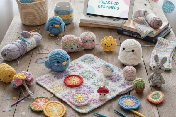 10 Cute Crochet Ideas for Beginners: Easy Projects You’ll Actually Love