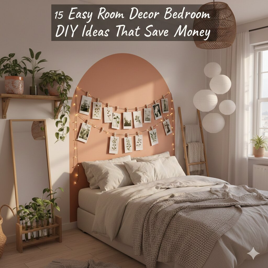 15 Easy Room Decor Bedroom DIY Ideas That Save Money