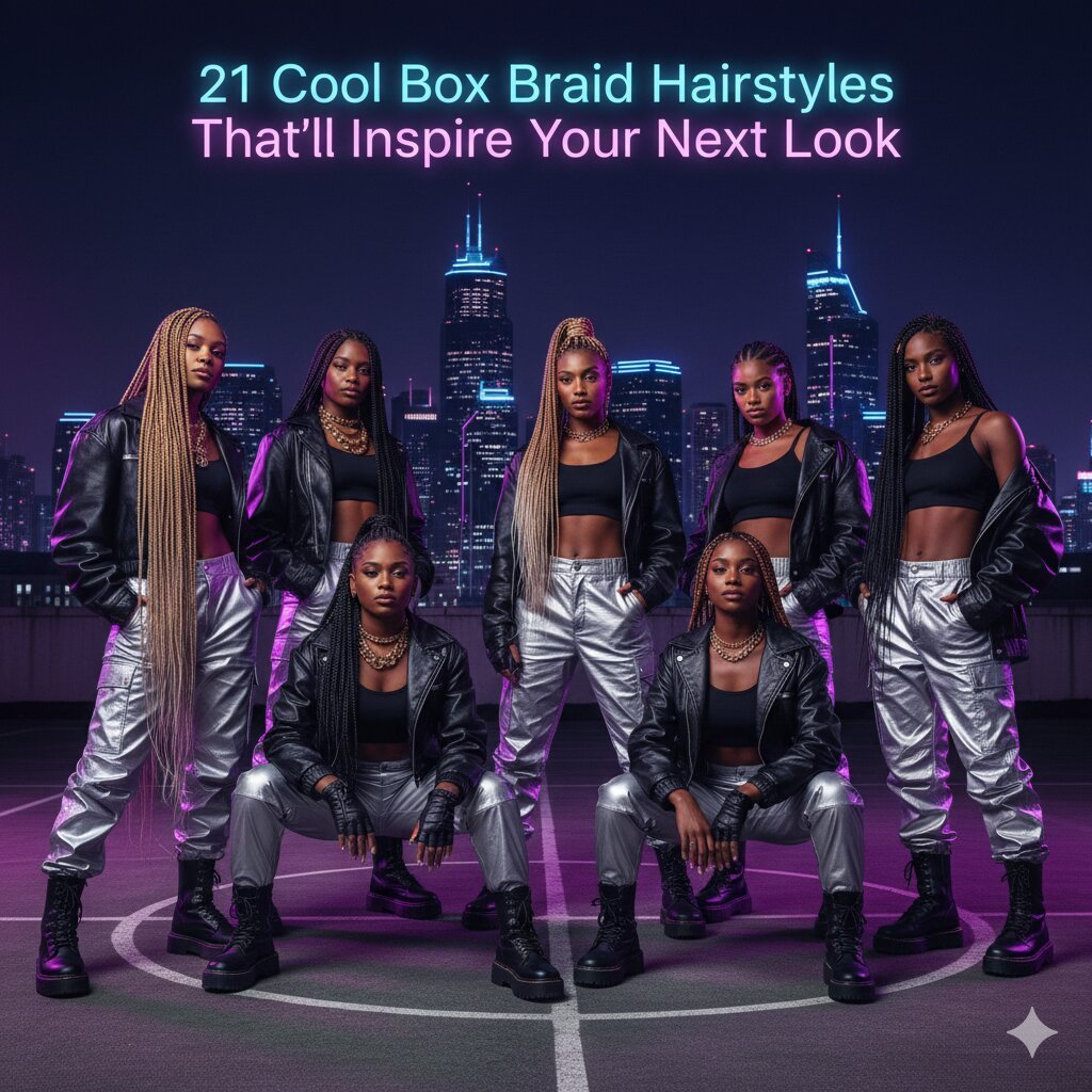21 Cool Box Braid Hairstyles That’ll Inspire Your Next Look