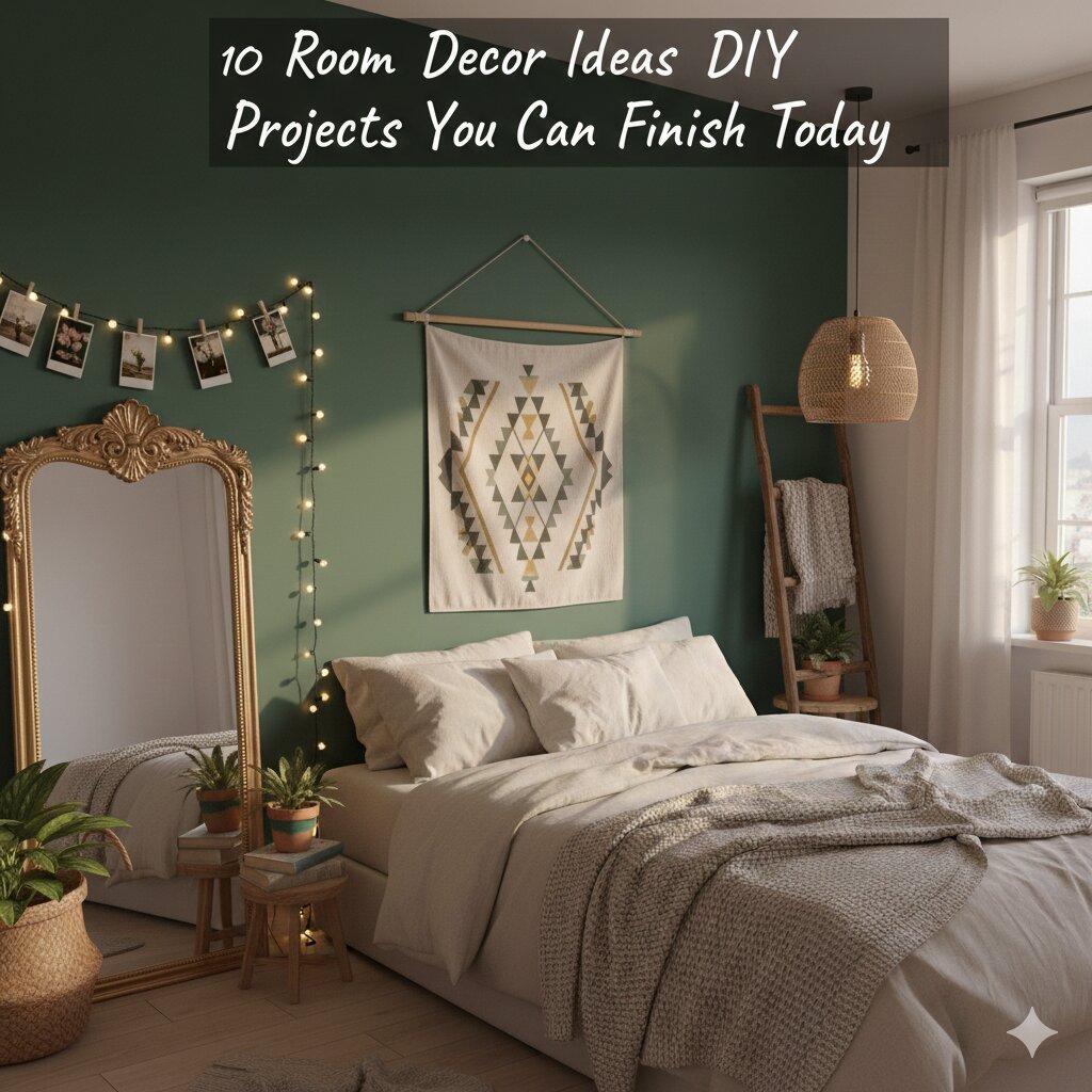 10 Room Decor Ideas DIY Projects You Can Finish Today
