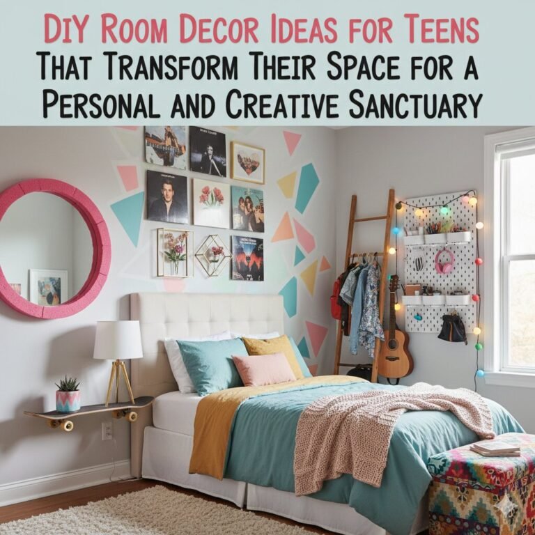 10+ DIY Room Decor Ideas for Teens That Transform Their Space for a Personal and Creative Sanctuary