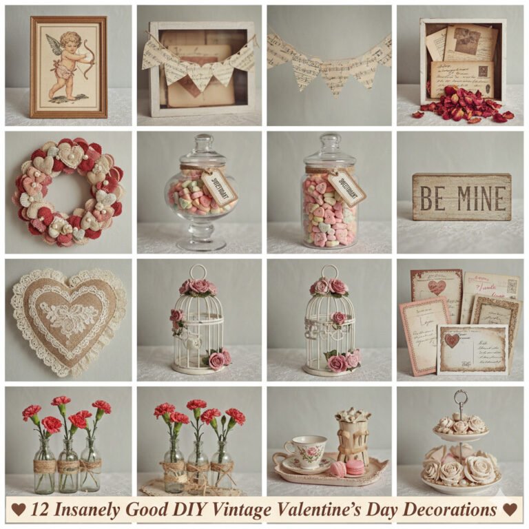 12 Insanely Good DIY Vintage Valentine’s Decorations