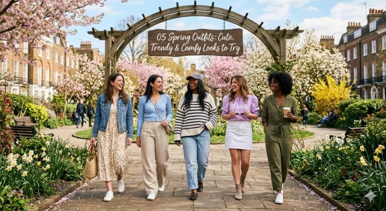 05 Spring Outfits: Cute, Trendy & Comfy Looks to Try