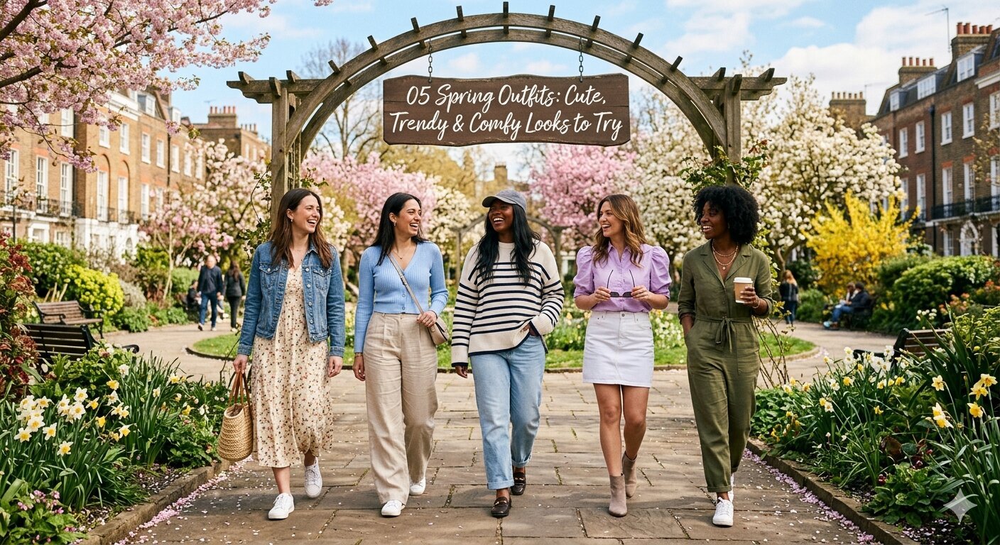 05 Spring Outfits: Cute, Trendy & Comfy Looks to Try