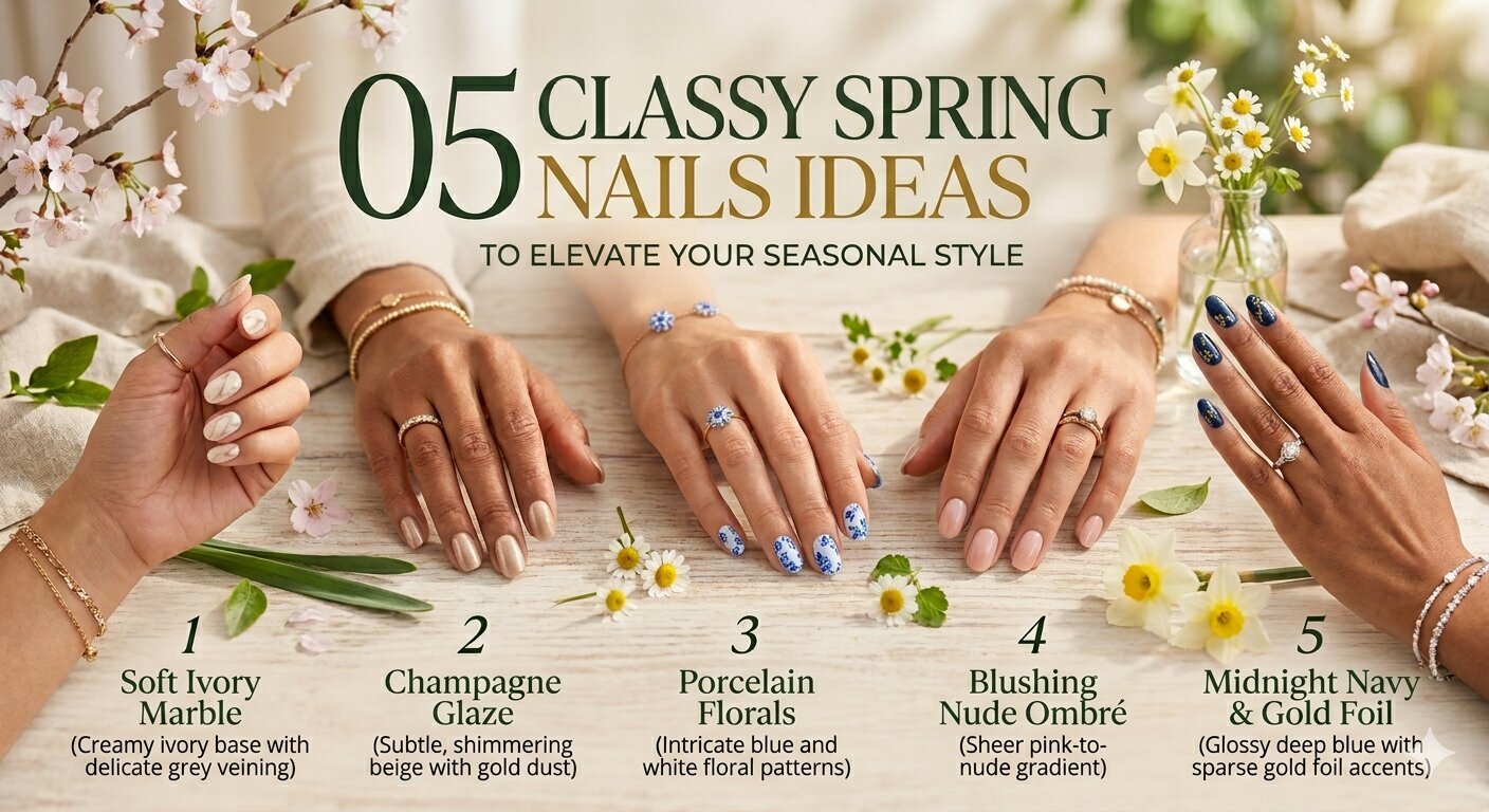 05 Classy Spring Nails Ideas to Elevate Your Seasonal Style