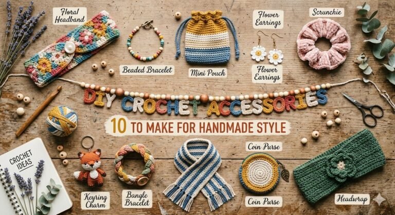 10 DIY Crochet Accessories to Make for Handmade Style