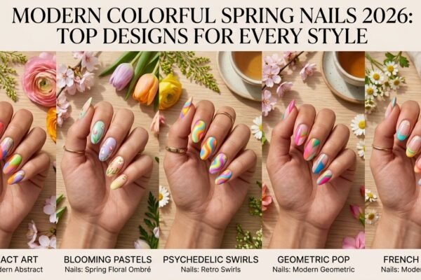Modern Colorful Spring Nails 2026: Top Designs for Every Style