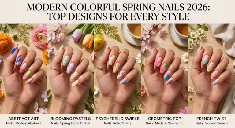 Modern Colorful Spring Nails 2026: Top Designs for Every Style