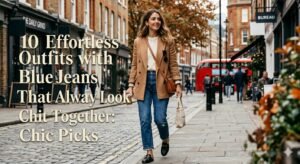 10 Effortless Outfits with Blue Jeans That Always Look Put Together: Chic Picks