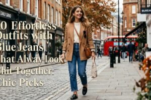 10 Effortless Outfits with Blue Jeans That Always Look Put Together: Chic Picks