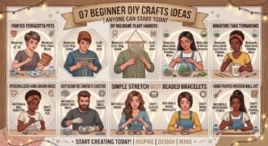 07 Beginner DIY Crafts Ideas Anyone Can Start Today