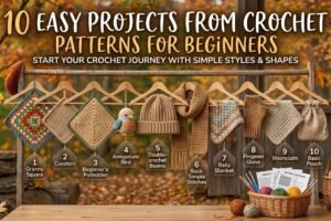 10 Easy Projects from Crochet Patterns for Begin