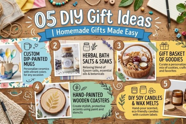 05 DIY Gift Ideas | Homemade Gifts Made Easy