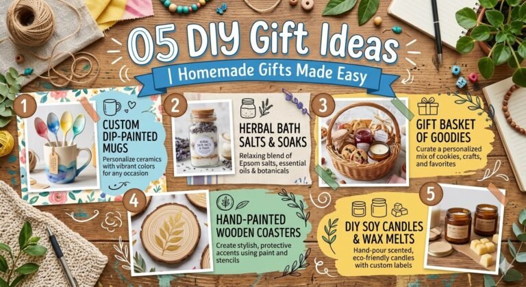 05 DIY Gift Ideas | Homemade Gifts Made Easy
