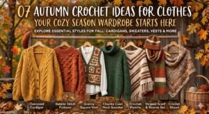 07 Autumn Crochet Ideas for Clothes: Your Cozy Season Wardrobe Starts Here