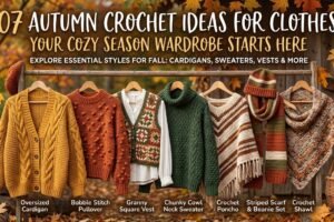 07 Autumn Crochet Ideas for Clothes: Your Cozy Season Wardrobe Starts Here