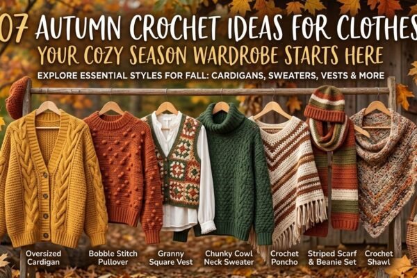 07 Autumn Crochet Ideas for Clothes: Your Cozy Season Wardrobe Starts Here