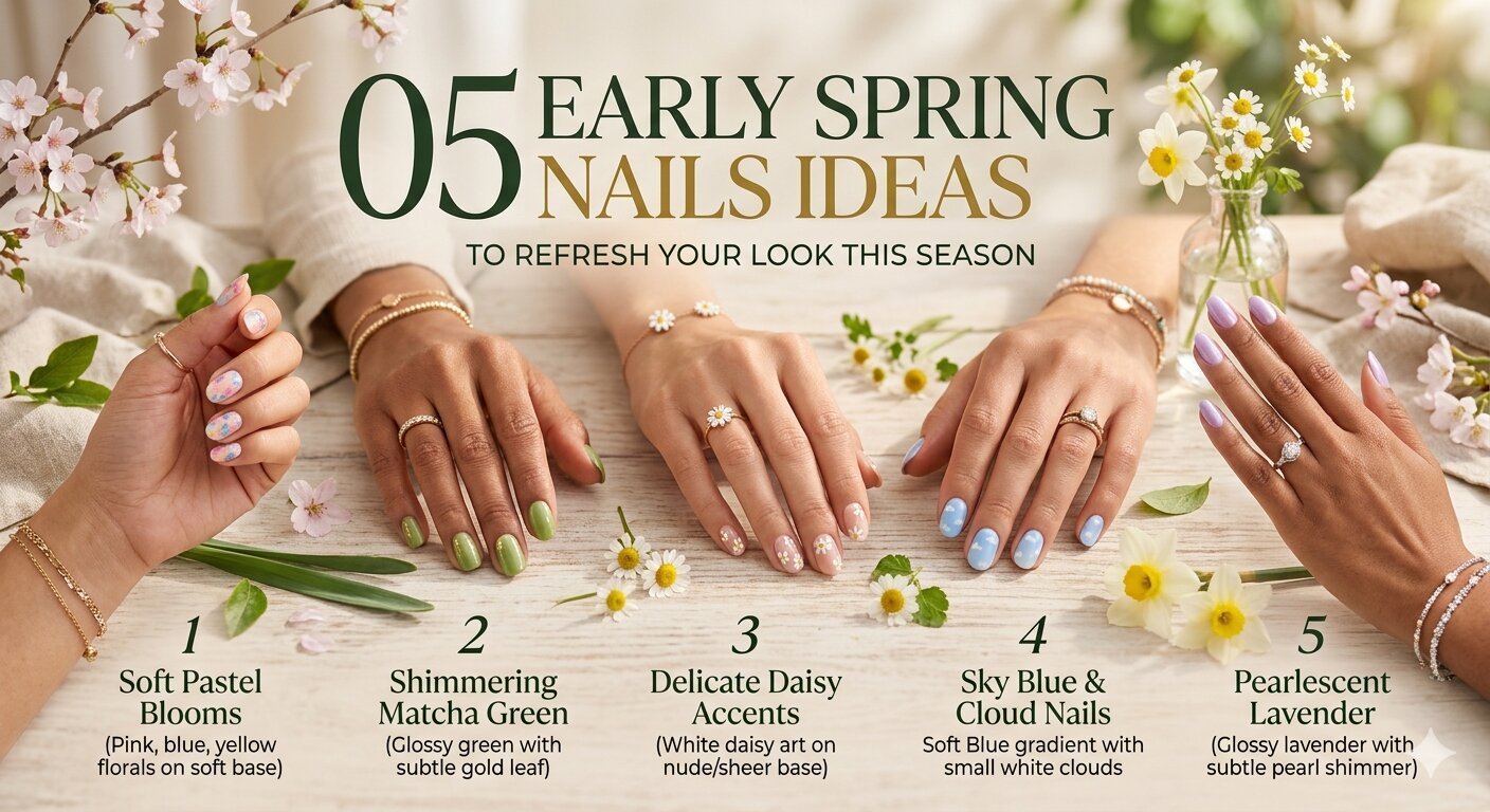 05 Early Spring Nails Ideas to Refresh Your Look This Season