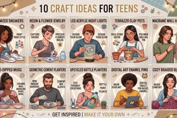 10 Craft ideas for Teens