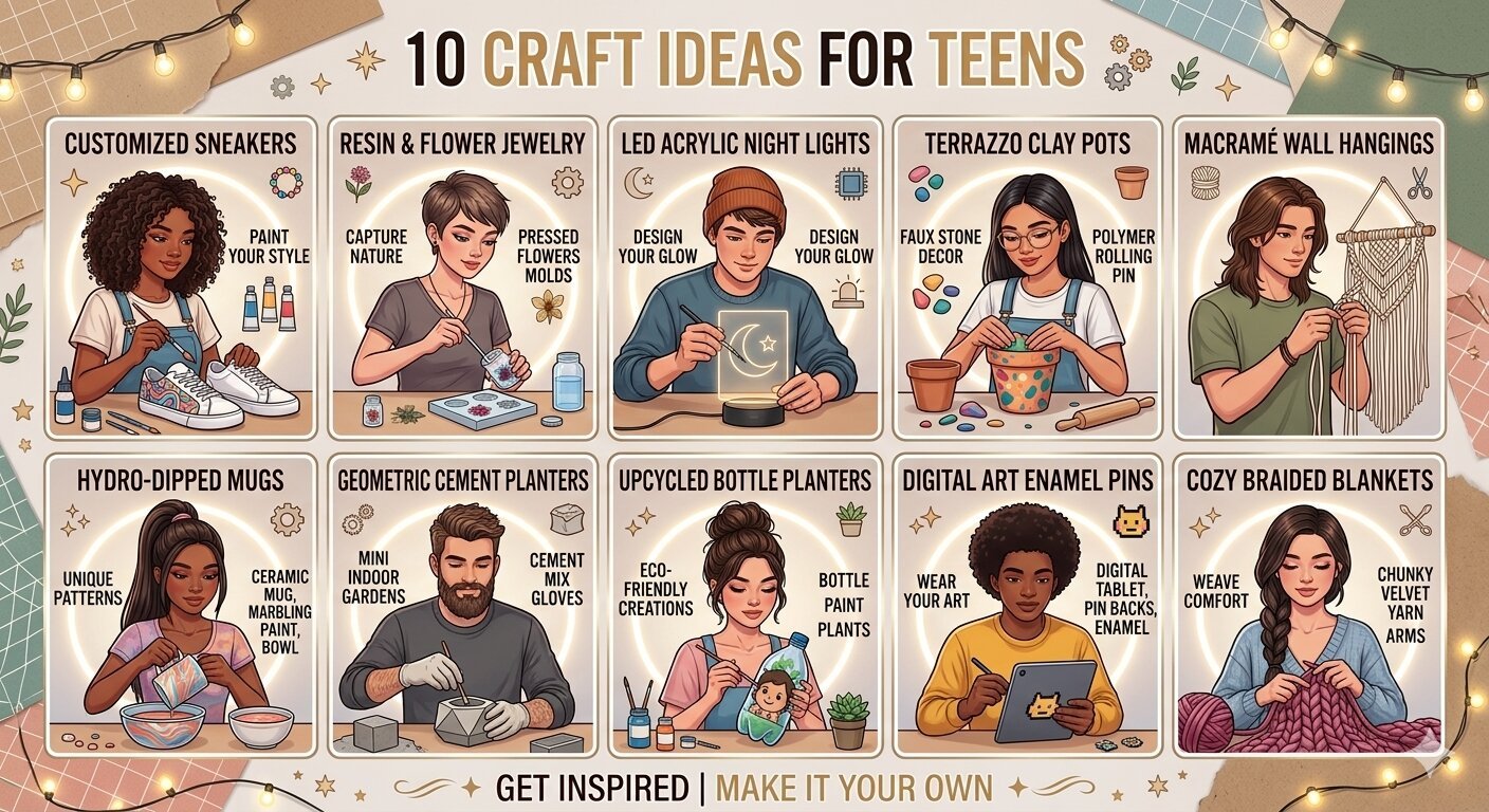 10 Craft ideas for Teens