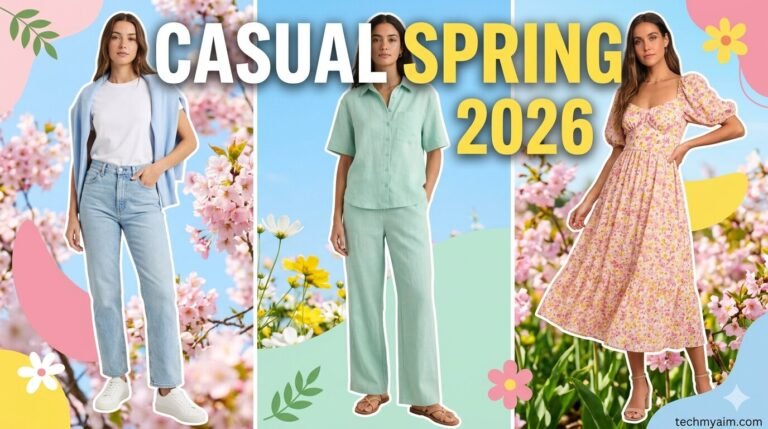 05 Effortless Casual Spring Outfits to Rock in 2026