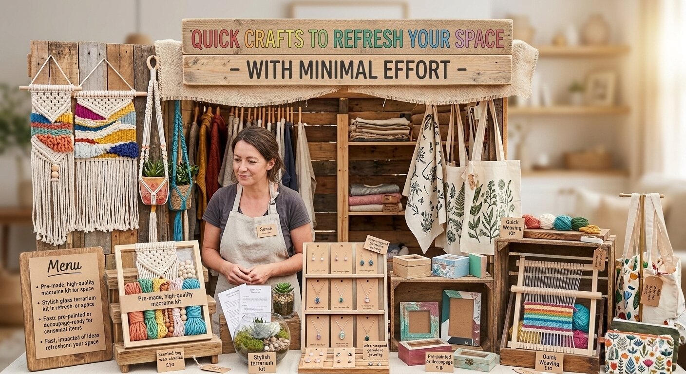 Quick Crafts To Refresh Your Space With Minimal Effort