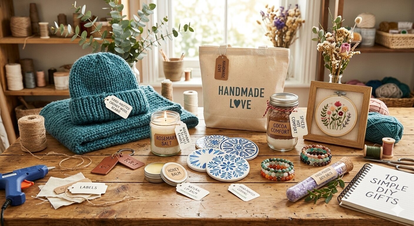 10 Simple Handmade Gift Ideas You’ll Actually Finish