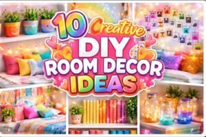 10 Creative DIY Room Decor Ideas to Add Color to Your Space